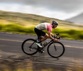 road biking on custom handbuilt carbon for light aero
